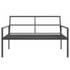 vidaXL 4 Piece Garden Lounge Set with Cushions Anthracite Steel