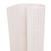 vidaXL Double-Sided Garden Fence 110x300 cm White