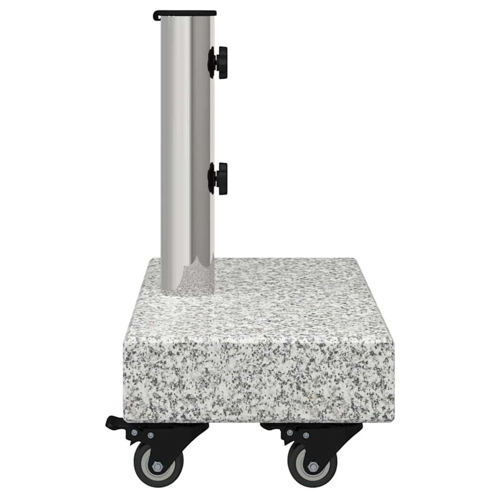 vidaXL Umbrella Base Light Grey 45x25x8.3 cm Granite