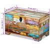 vidaXL Storage Chest Solid Reclaimed Wood
