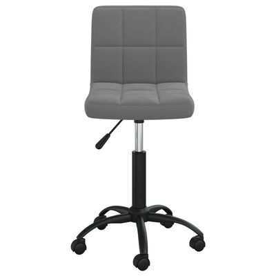 vidaXL Swivel Dining Chair Dark Grey Velvet, dark grey vidaXL Swivel Dining Chair Dark Grey Velvet