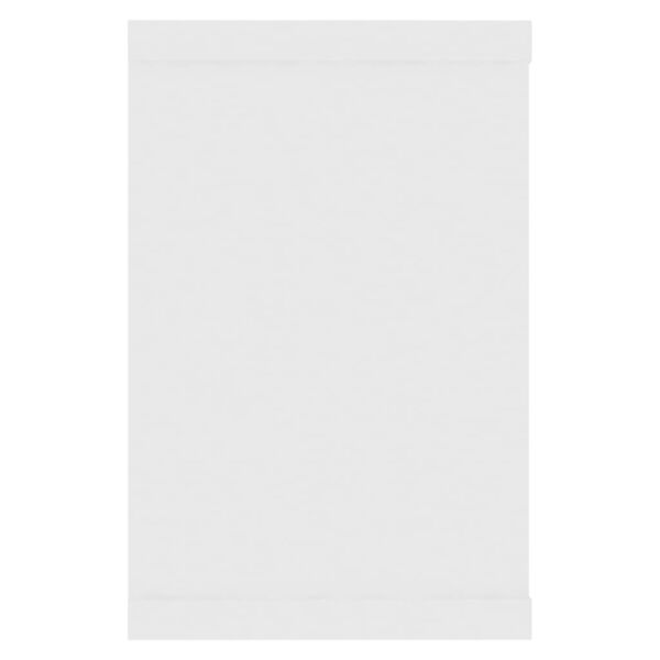 vidaXL Wall Cube Shelf 2 pcs White 60x15x23 cm Engineered Wood