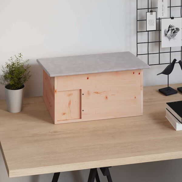 vidaXL Hedgehog House 45x33x22 cm Wood