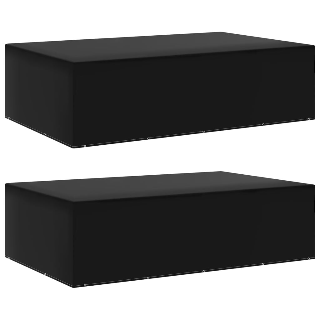 vidaXL Garden Furniture Covers 2 pcs 12 Eyelets 325x205x90 cm