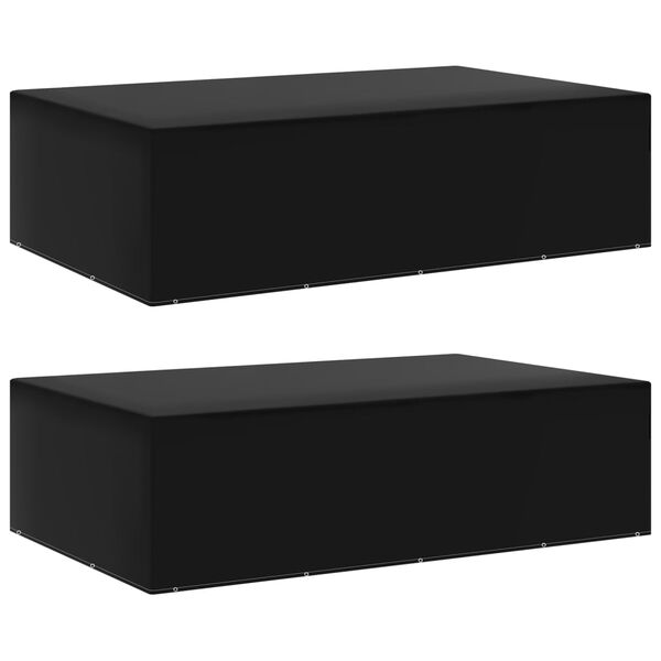 vidaXL Garden Furniture Covers 2 pcs 12 Eyelets 325x205x90 cm