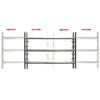 Adjustable Security Grille for Windows with 3 Crossbars 1000-1500 mm