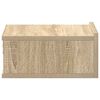 vidaXL Floating Nightstands 2 pcs Sonoma Oak 40x30x15 cm Engineered Wood