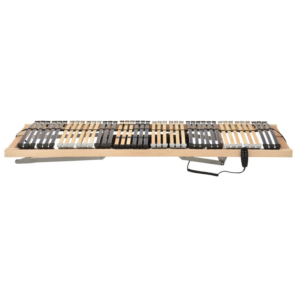 vidaXL Electrical Slatted Bed Base without Mattress with 7 Zones 90x200cm