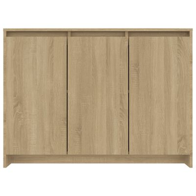 vidaXL Sideboard Sonoma Oak 102x33x75 cm Engineered Wood, sonoma oak vidaXL Sideboard Sonoma Oak 102x33x75 cm Engineered Wood