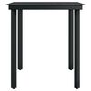 vidaXL 5 Piece Outdoor Dining Set Brown and Black