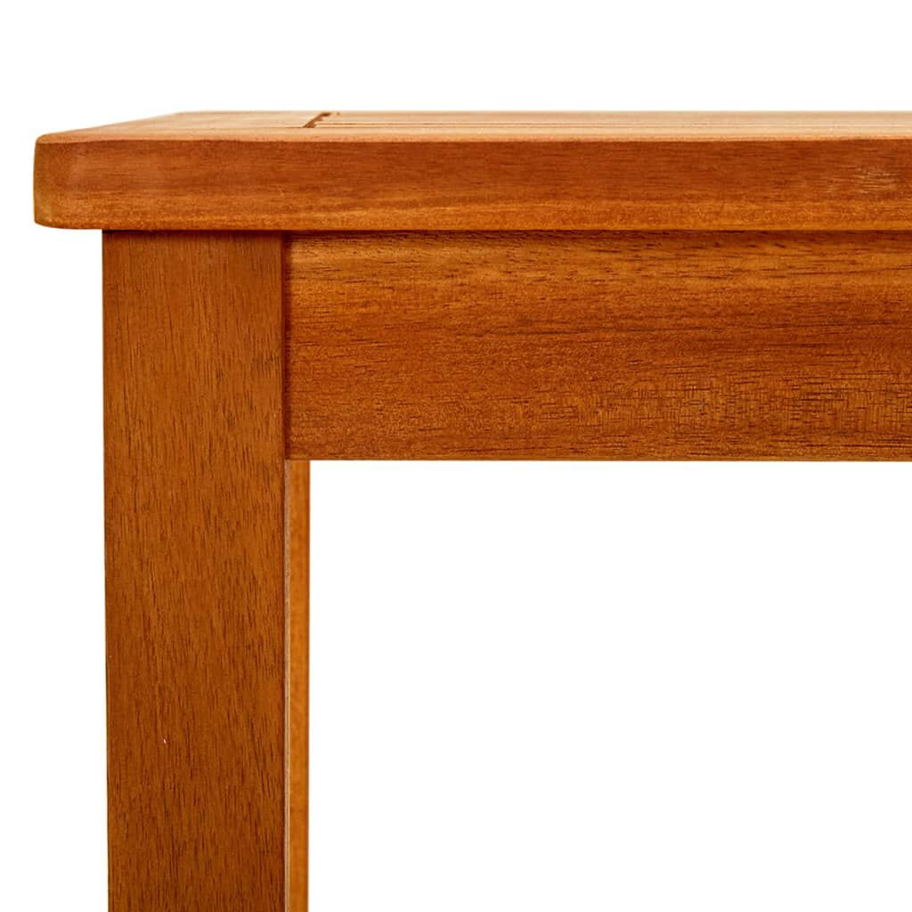 vidaXL Garden Coffee Table 110x60x45 cm Solid Acacia Wood