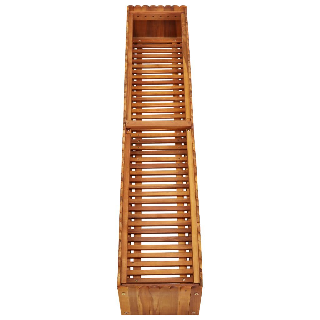 vidaXL Garden Raised Bed 150x30x25 cm Solid Acacia Wood