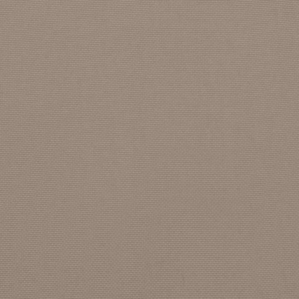 vidaXL Sofa Cushions 4 pcs Taupe 50x50 cm Fabric