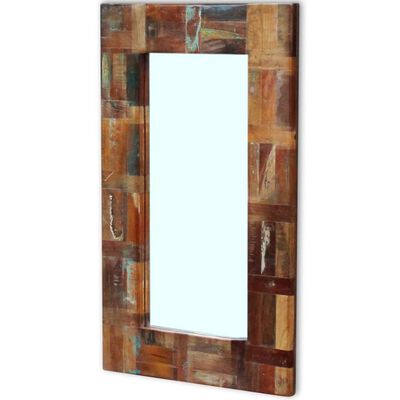 vidaXL Mirror Solid Reclaimed Wood 80x50 cm,  vidaXL Mirror Solid Reclaimed Wood 80x50 cm