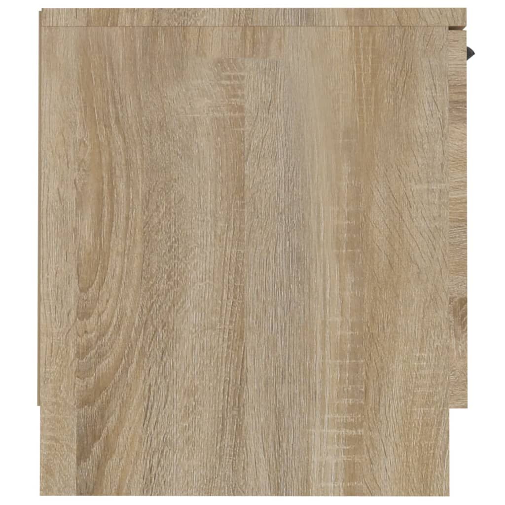 vidaXL TV Cabinet Sonoma Oak 140x35x40 cm Engineered Wood