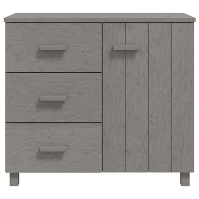 vidaXL Sideboard HAMAR Light Grey 90x40x80 cm Solid Pinewood, light grey vidaXL Sideboard HAMAR Light Grey 90x40x80 cm Solid Pinewood