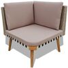 vidaXL 4 Piece Garden Lounge Set with Cushions Poly Rattan Grey