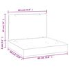 vidaXL Pallet Cushions 2 pcs Grey Oxford Fabric
