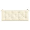 vidaXL Garden Bench Cushion Cream 120x50x7 cm Oxford Fabric