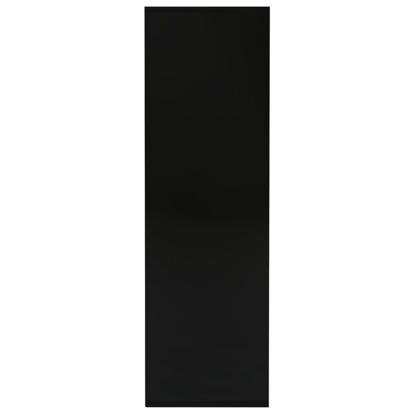 vidaXL Book Cabinet Black 98x29x97.5 cm Engineered Wood