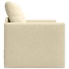 vidaXL Floor Sofa Bed 2-in-1 Cream 112x174x55 cm Fabric