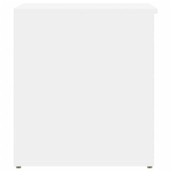 vidaXL Storage Chest White 84x42x46 cm Engineered Wood