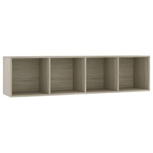 vidaXL Book Cabinet/TV Cabinet Sonoma Oak 143x30x36 cm