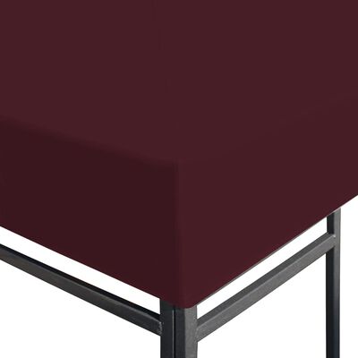 vidaXL Gazebo Top Cover 310 g/m² 3x4 m Bordeaux, bordeaux vidaXL Gazebo Top Cover 310 g/m² 3x4 m Bordeaux