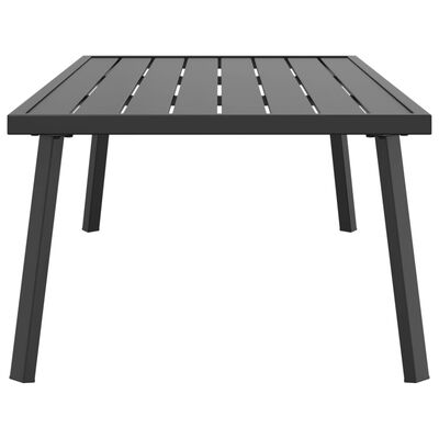 vidaXL Garden Coffee Table Anthracite 110x55x35cm Steel