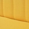 vidaXL Sofa Fabric 117x55.5x77 cm Yellow