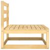 vidaXL 3 Piece Garden Lounge Set with Cushions Solid Pinewood