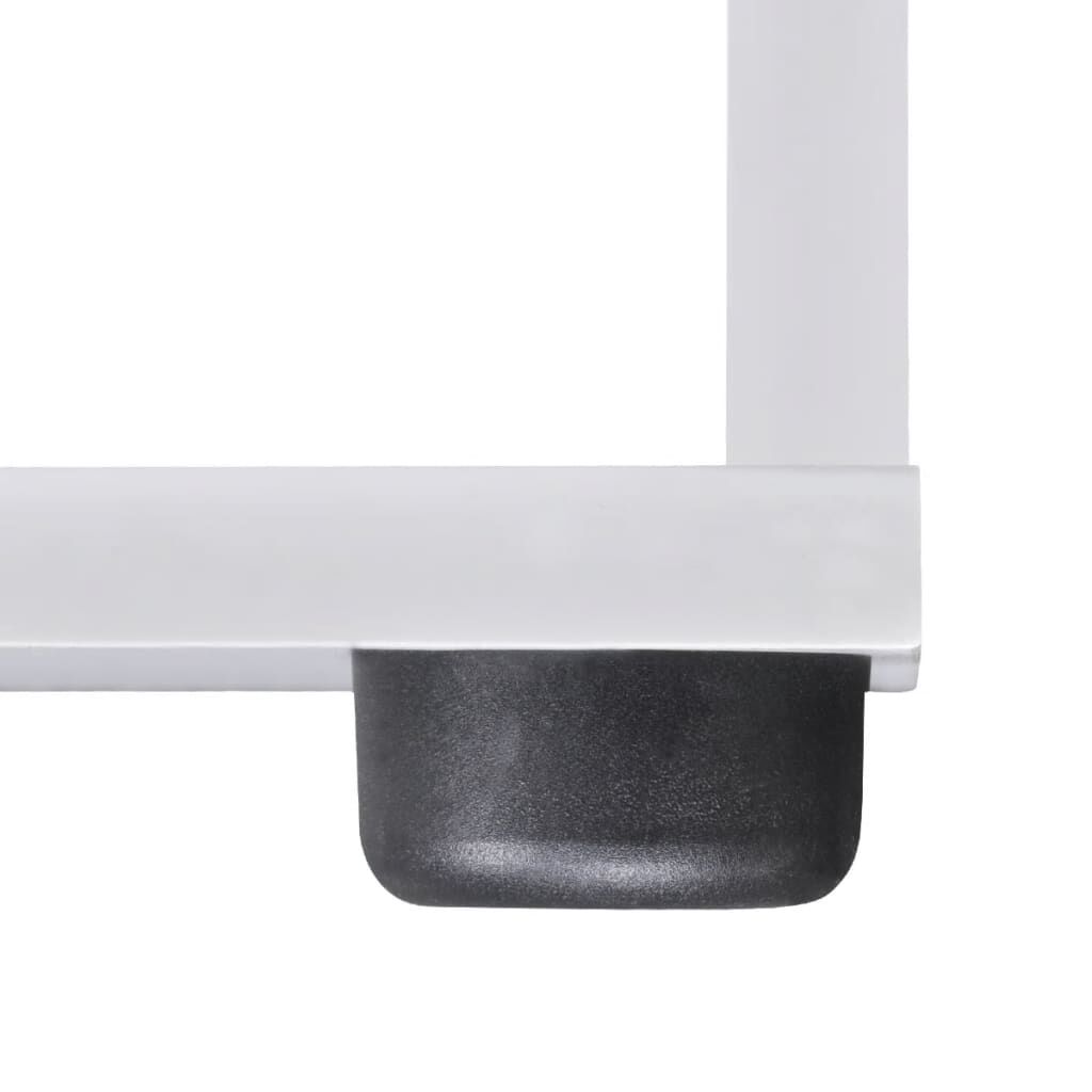 vidaXL Staircase Bookcase/Display Shelf 107 cm White