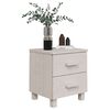 vidaXL Bedside Cabinets HAMAR 2 pcs White 40x35x44.5 cm Solid Wood