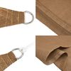 vidaXL Sunshade Sail 160 g/m² Taupe 6x8 m HDPE