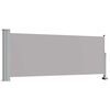vidaXL Patio Retractable Side Awning 100 x 300 cm Grey