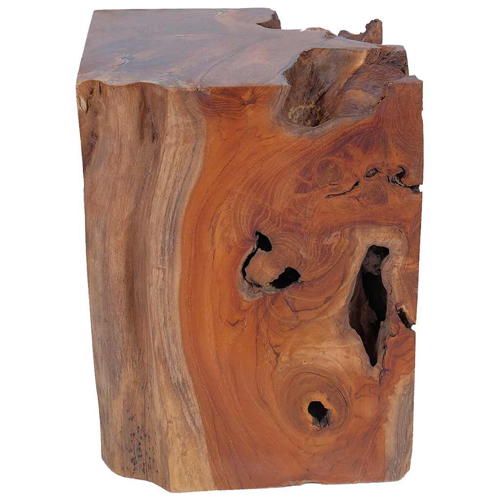 vidaXL Stool Solid Teak Wood