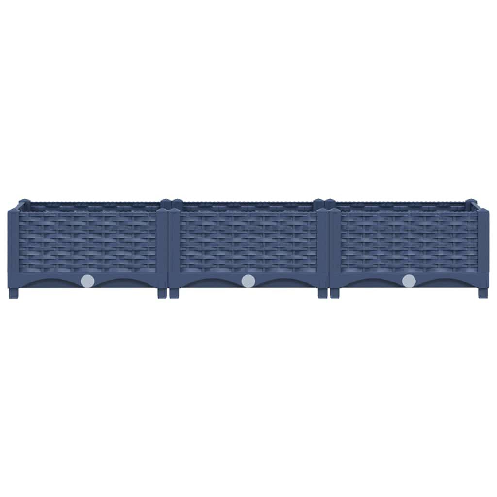vidaXL Raised Bed 120x40x23 cm Polypropylene