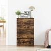vidaXL Sideboard Smoked Oak 60x35x98.5 cm Engineered Wood
