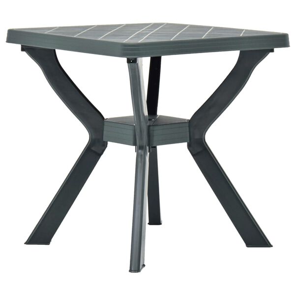 vidaXL Bistro Table Green 70x70x72 cm Plastic
