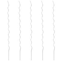 vidaXL 5 pcs Spiral Plant Supports 110 cm Galvanised Steel,  vidaXL 5 pcs Spiral Plant Supports 110 cm Galvanised Steel