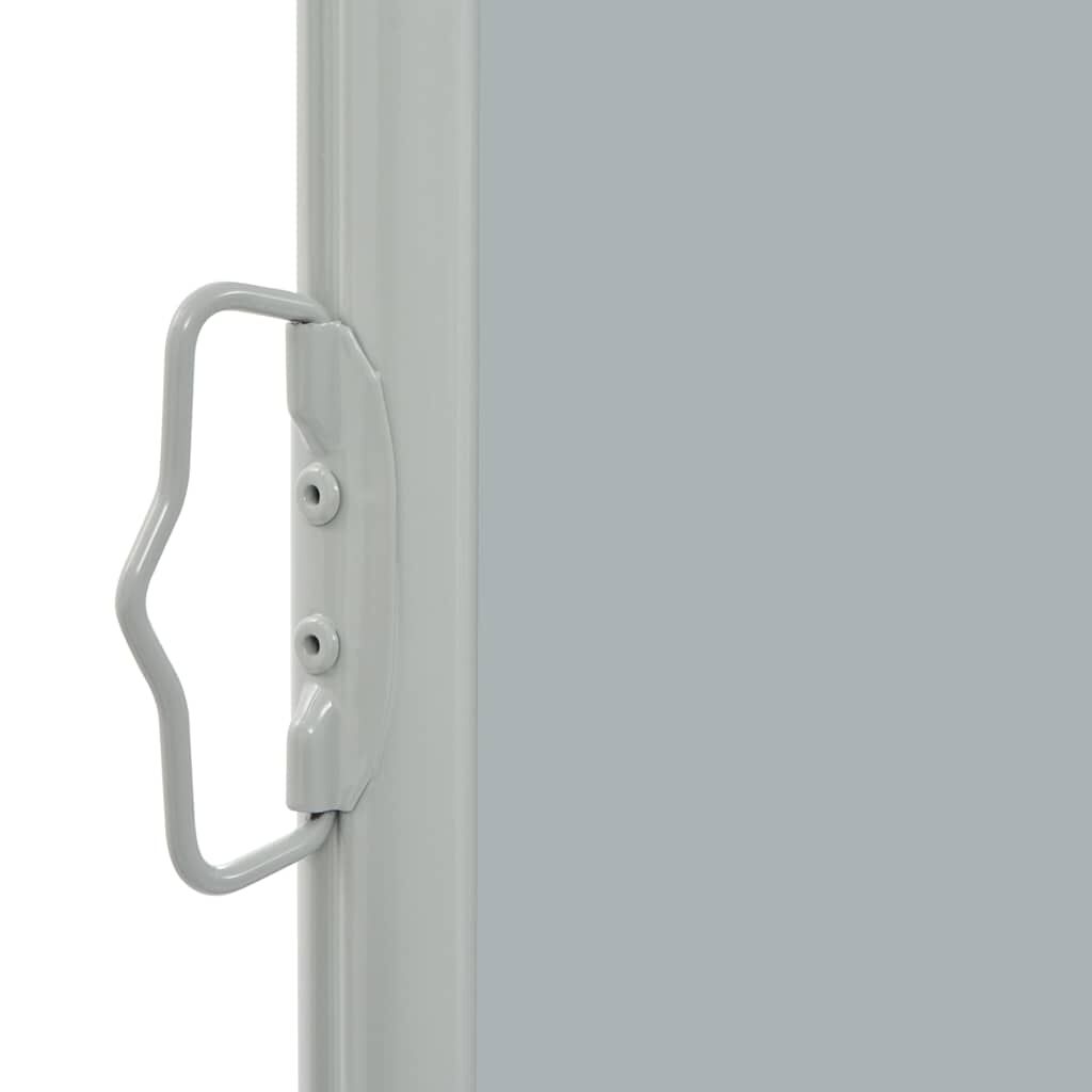 vidaXL Patio Retractable Side Awning 80x300 cm Grey