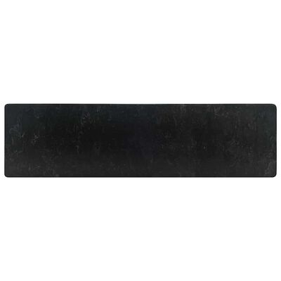 vidaXL Sink 45x30x12 cm Marble High Gloss Black, black vidaXL Sink 45x30x12 cm Marble High Gloss Black