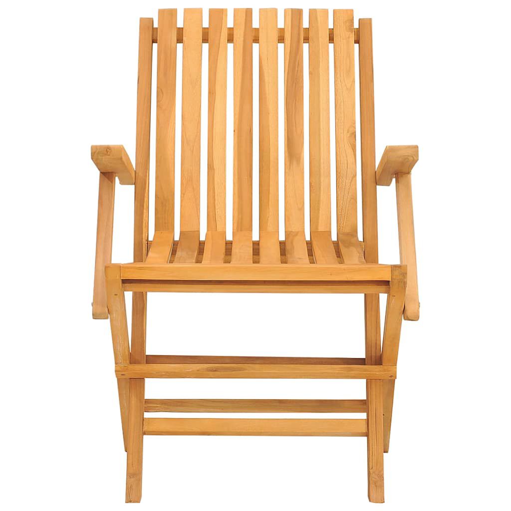 vidaXL Folding Garden Chairs 2 pcs 61x67x90 cm Solid Wood Teak