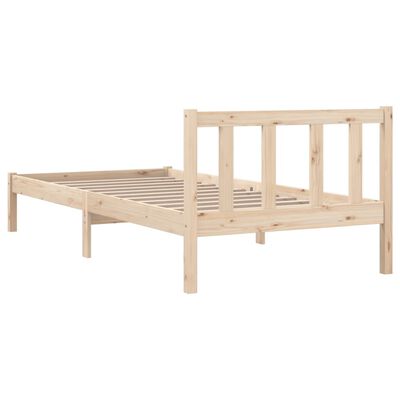 vidaXL Bed Frame without Mattress Solid Wood 90x200 cm