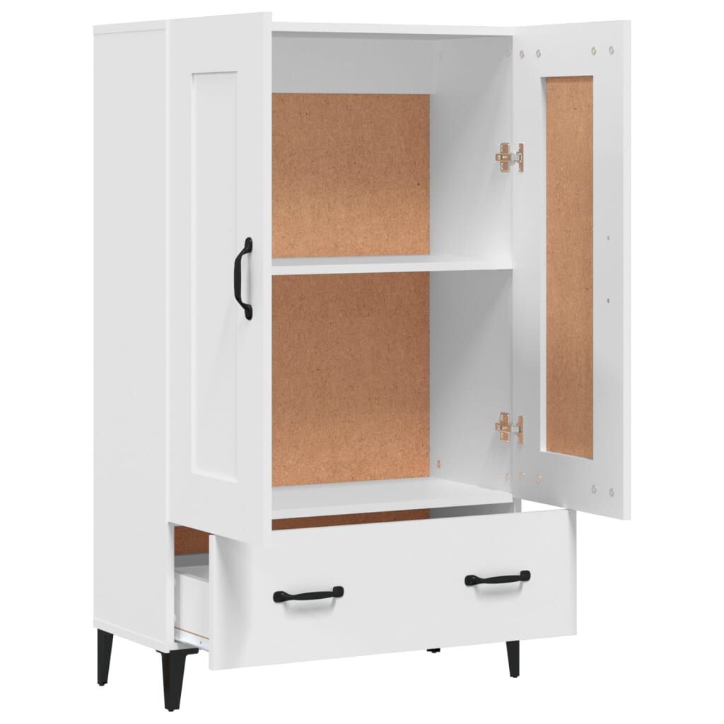 vidaXL Highboard White 70x31x115 cm Engineered Wood