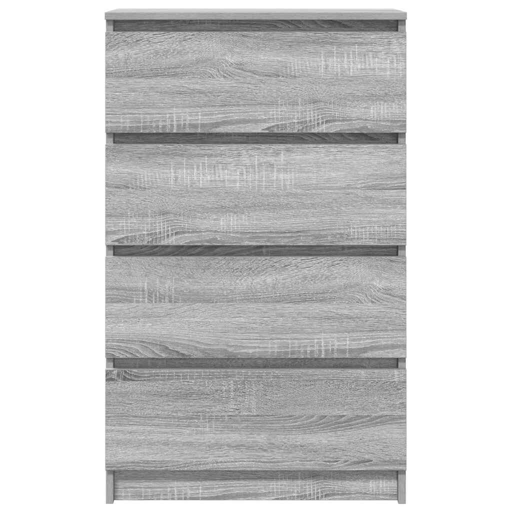 vidaXL Sideboard Grey Sonoma 60x35x98.5 cm Engineered Wood