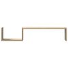 vidaXL Wall Shelf 2 pcs Sonoma Oak 100x15x20 cm Engineered Wood