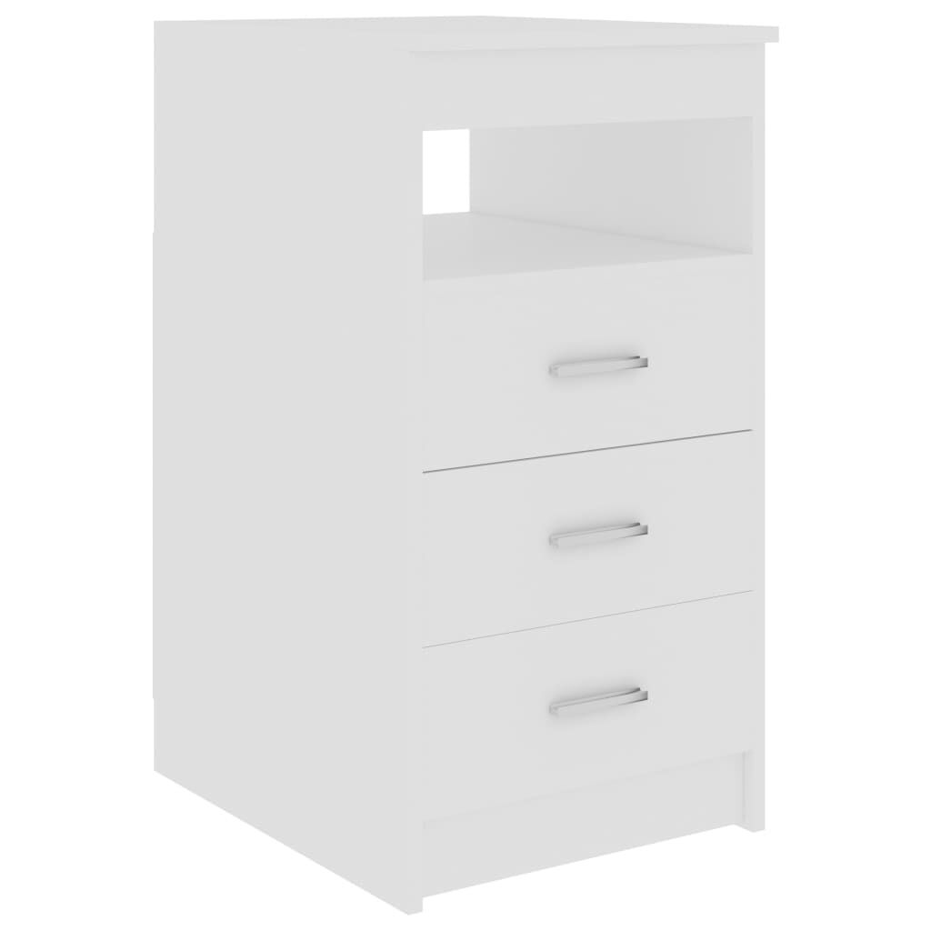 vidaXL Desk White 140x50x76 cm Engineered Wood