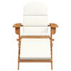 vidaXL Adirondack Garden Chair with Footrest Solid Wood Acacia