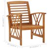 vidaXL 4 Piece Garden Lounge Set Solid Acacia Wood